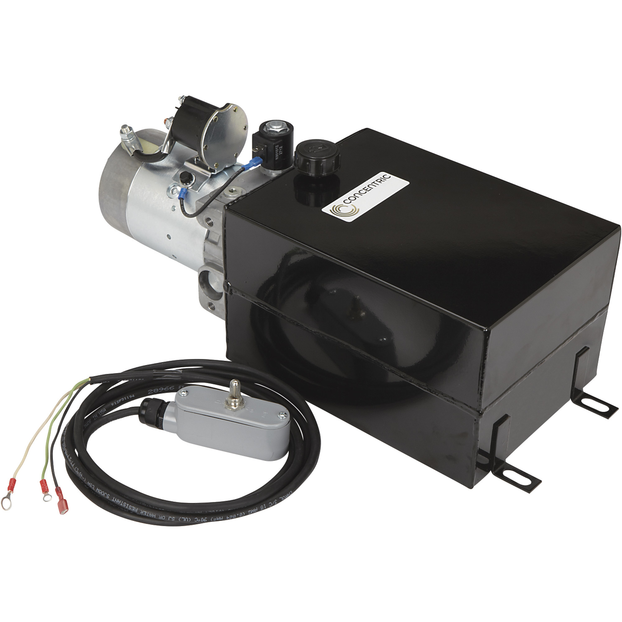 Concentric 12 Volt DC Power Unit, Solenoid Operation, Single Acting, Model# 1261096